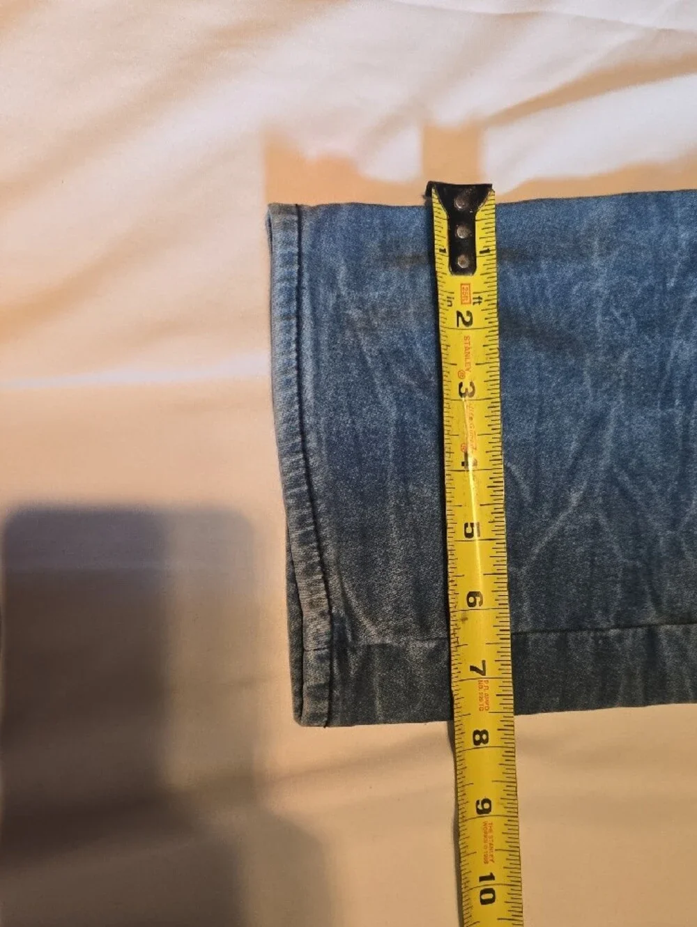 True Religion Slim Straight Washed Blue Jeans